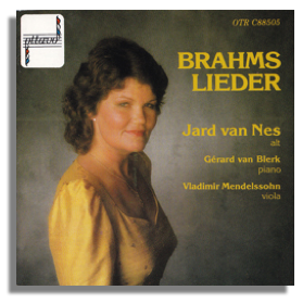 Brahms Lieder - Jard van Nes
